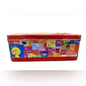 Embassed Elmo Sesame Street | Other | Vintage Sesame Street Embossed Elmo Ee Tin ...